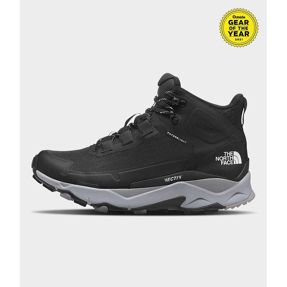 The North Face Vectiv Exploris Mid Futurelight™ Γυναικεια Μποτάκια Πεζοπορίας - Μαυρα / Γκρι (CHPJ79